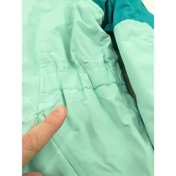 Lands' End Aqua/Teal Girls Winter Coat